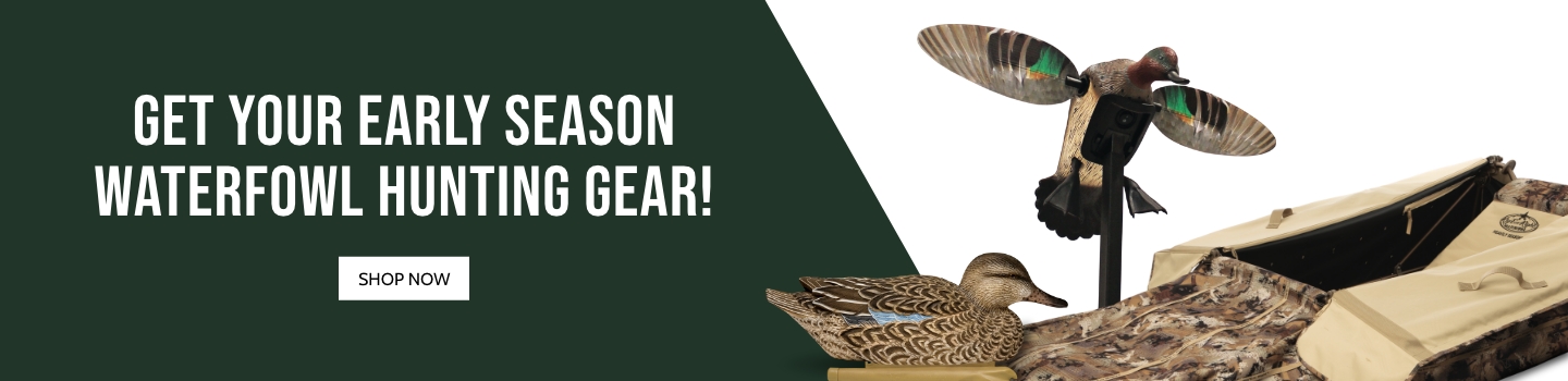 Get your early season waterfowl hunting gear!